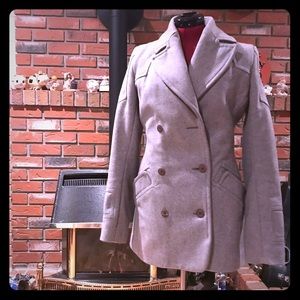 J. Lindeberg Stockholm A-LINE double breasted coat. Resembles a dress when on 😍